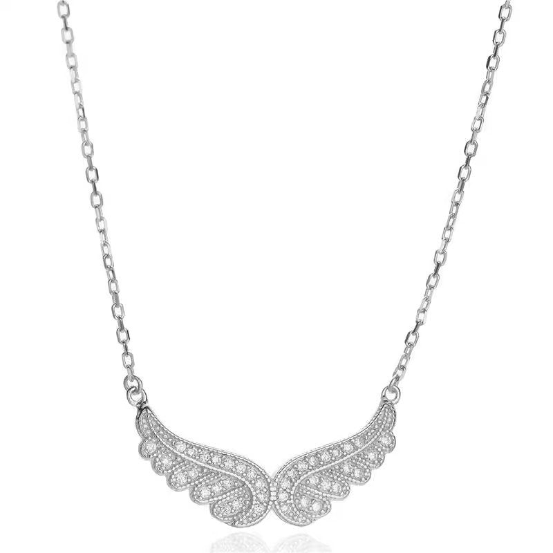 Aura Wings — Collana Ali d'Angelo in Argento 925