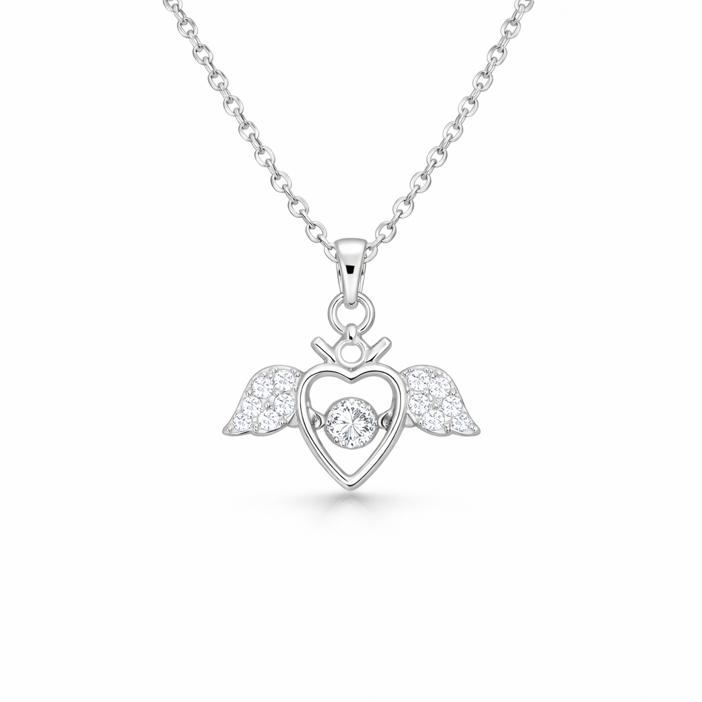 Dancing Heart — Collana Cuore Alato