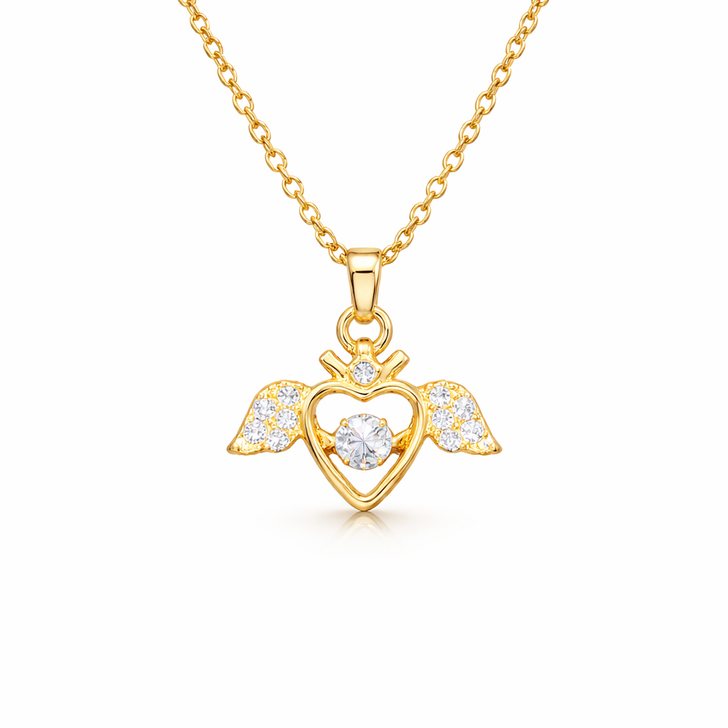 Dancing Heart — Collana Cuore Alato