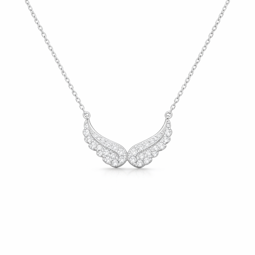 Aura Wings — Collana Ali d'Angelo in Argento 925
